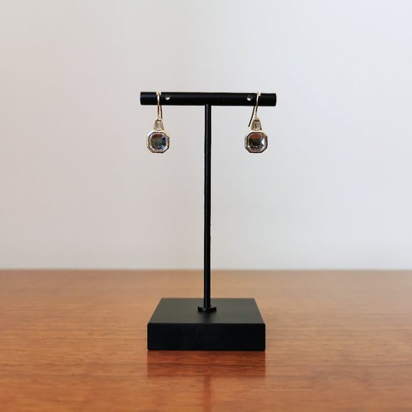 Matte Gold Lia Sophia Dangle Earrings - Picture 12 of 15